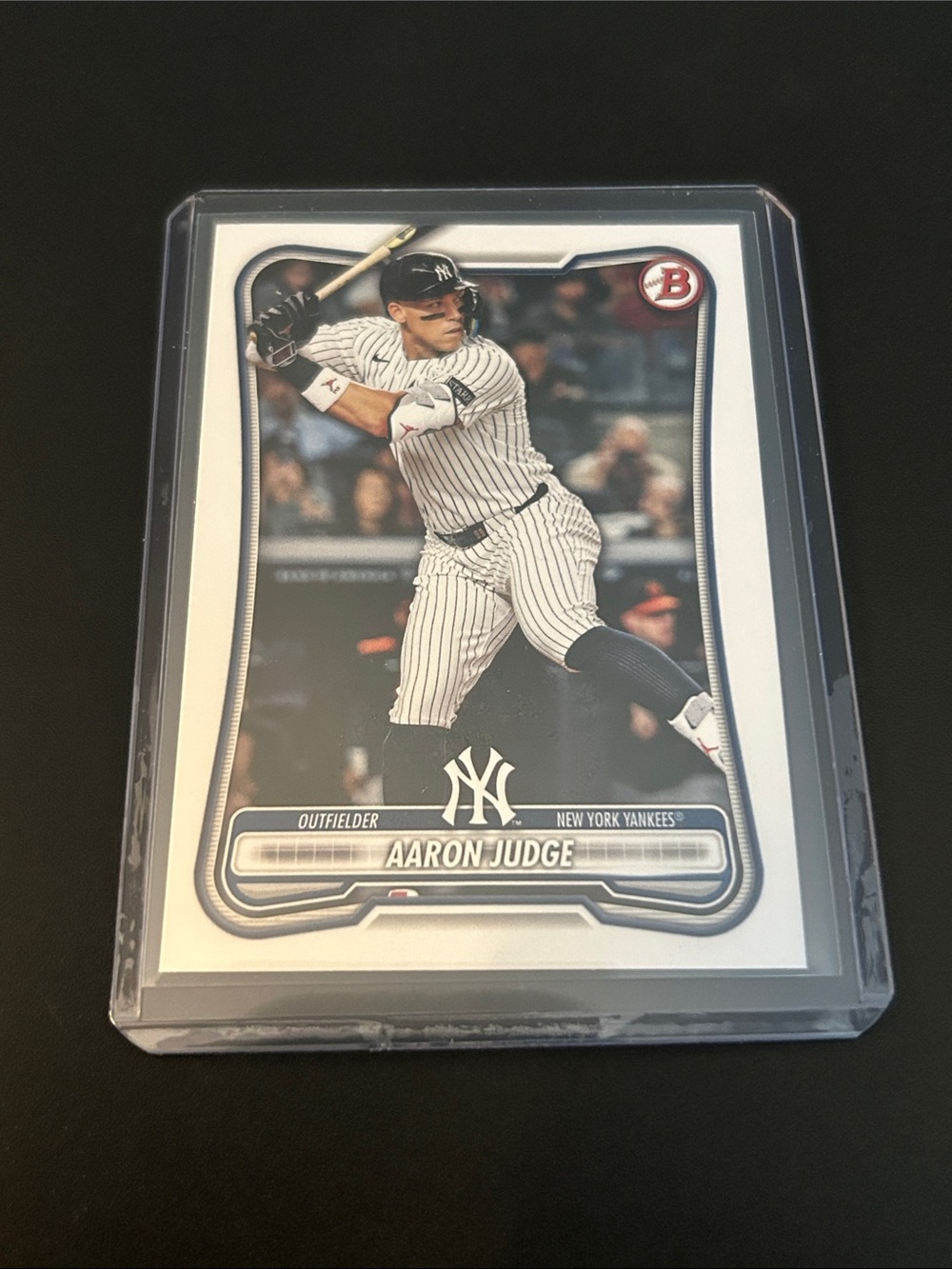 Aaron Judge 2026 Bowman Baseball Card - New York Yankees - White & Navy